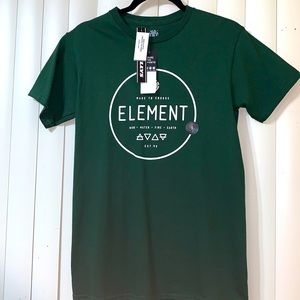 ELEMENT BRAN SHORT SLEEVE T-SHIRT.  BRAND NEW‎ WITH TAGS
